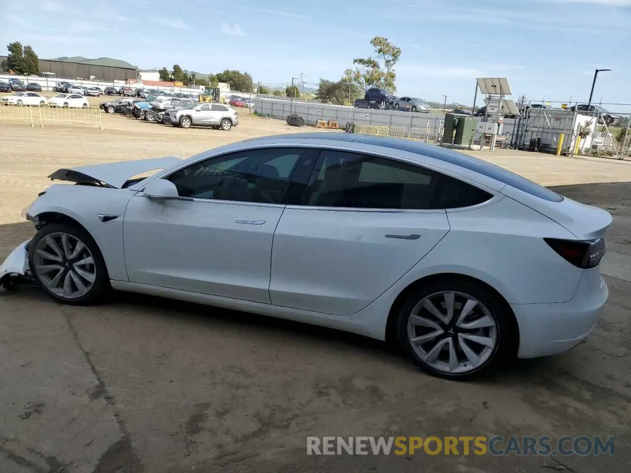 2 Фотография поврежденного автомобиля 5YJ3E1EB4LF788057 TESLA MODEL 3 2020