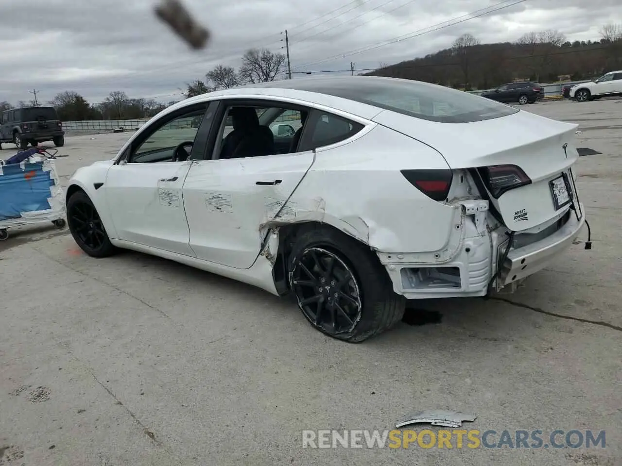 2 Photograph of a damaged car 5YJ3E1EB4LF790679 TESLA MODEL 3 2020