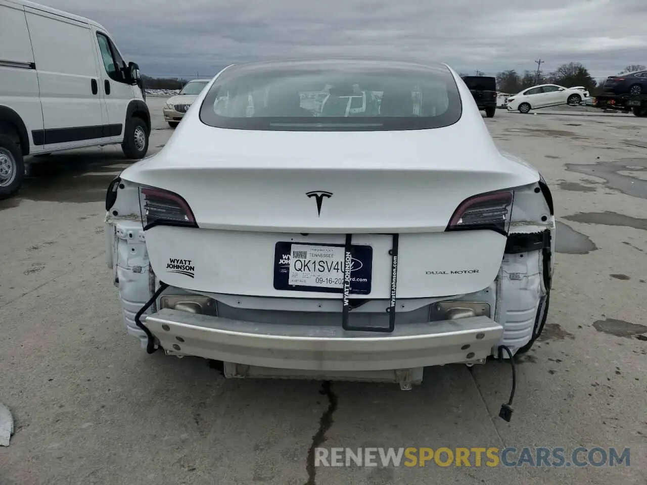 6 Photograph of a damaged car 5YJ3E1EB4LF790679 TESLA MODEL 3 2020