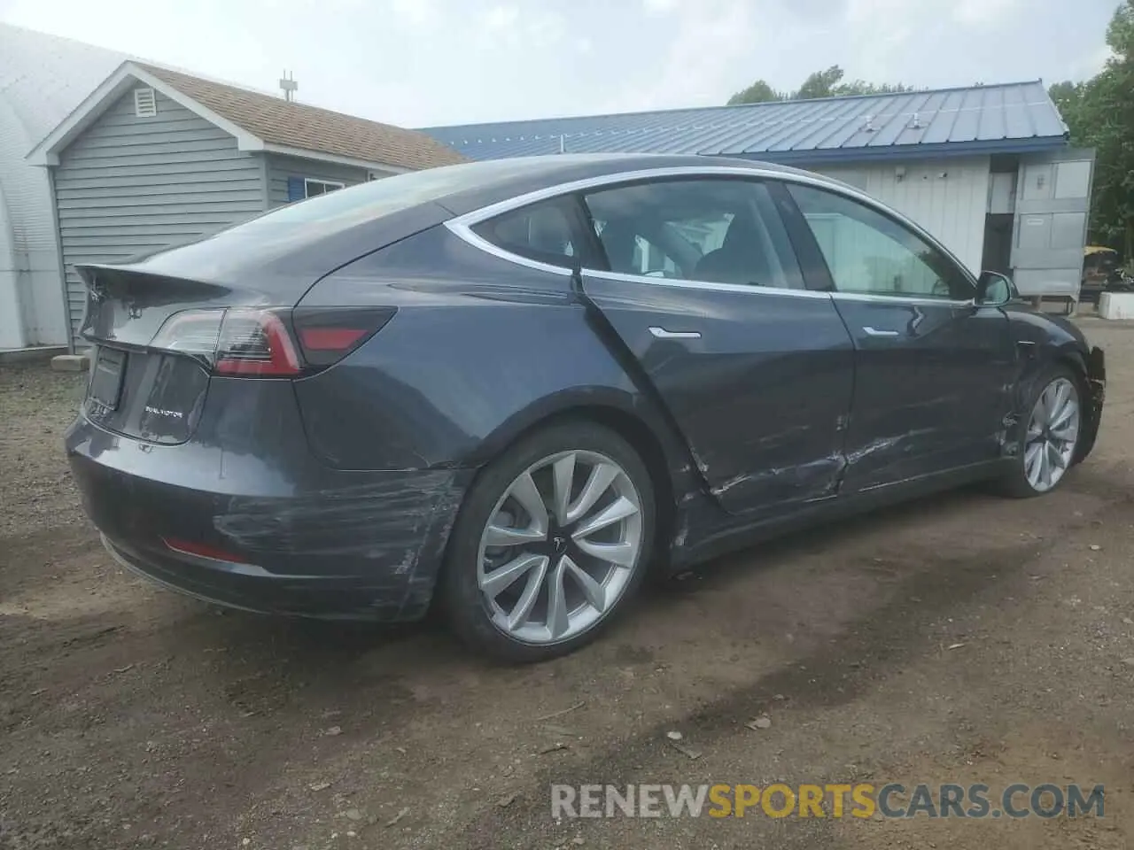3 Photograph of a damaged car 5YJ3E1EB4LF795395 TESLA MODEL 3 2020