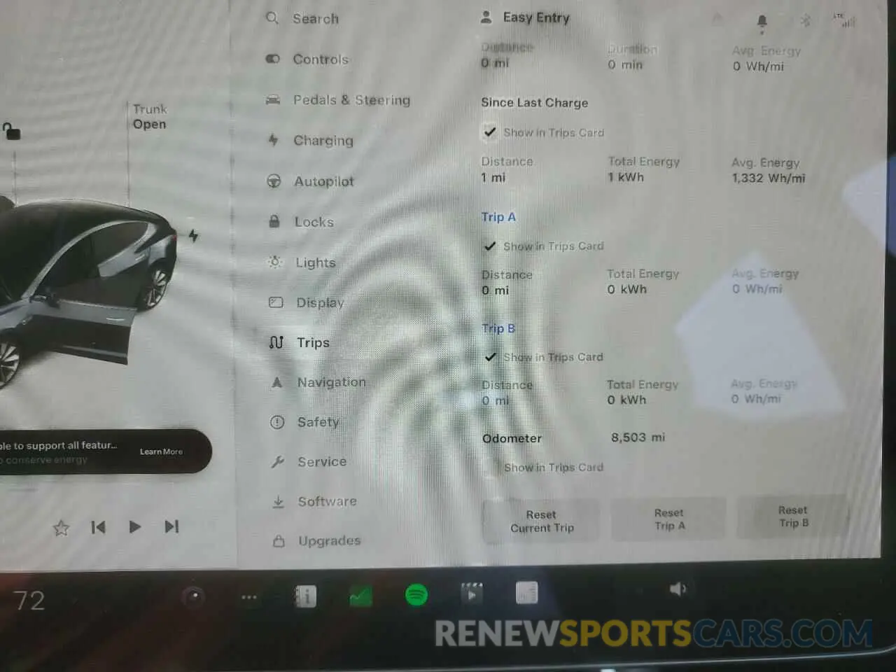 9 Photograph of a damaged car 5YJ3E1EB4LF795395 TESLA MODEL 3 2020