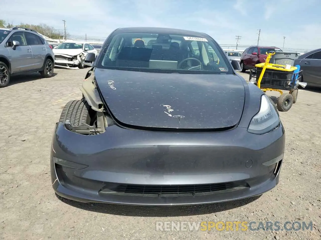 5 Photograph of a damaged car 5YJ3E1EB5LF589907 TESLA MODEL 3 2020