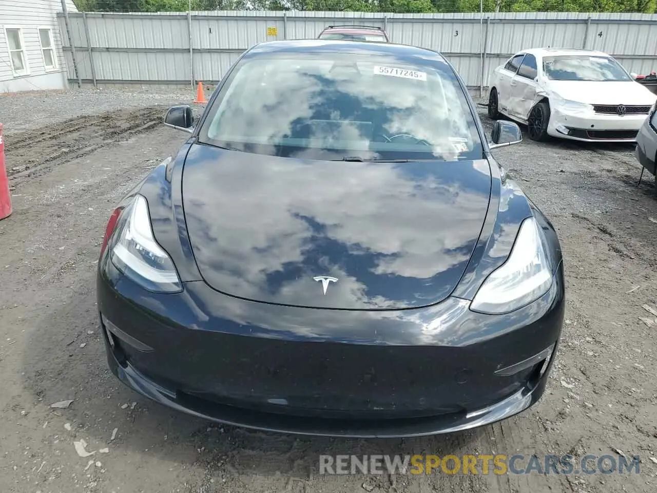 5 Photograph of a damaged car 5YJ3E1EB5LF600596 TESLA MODEL 3 2020
