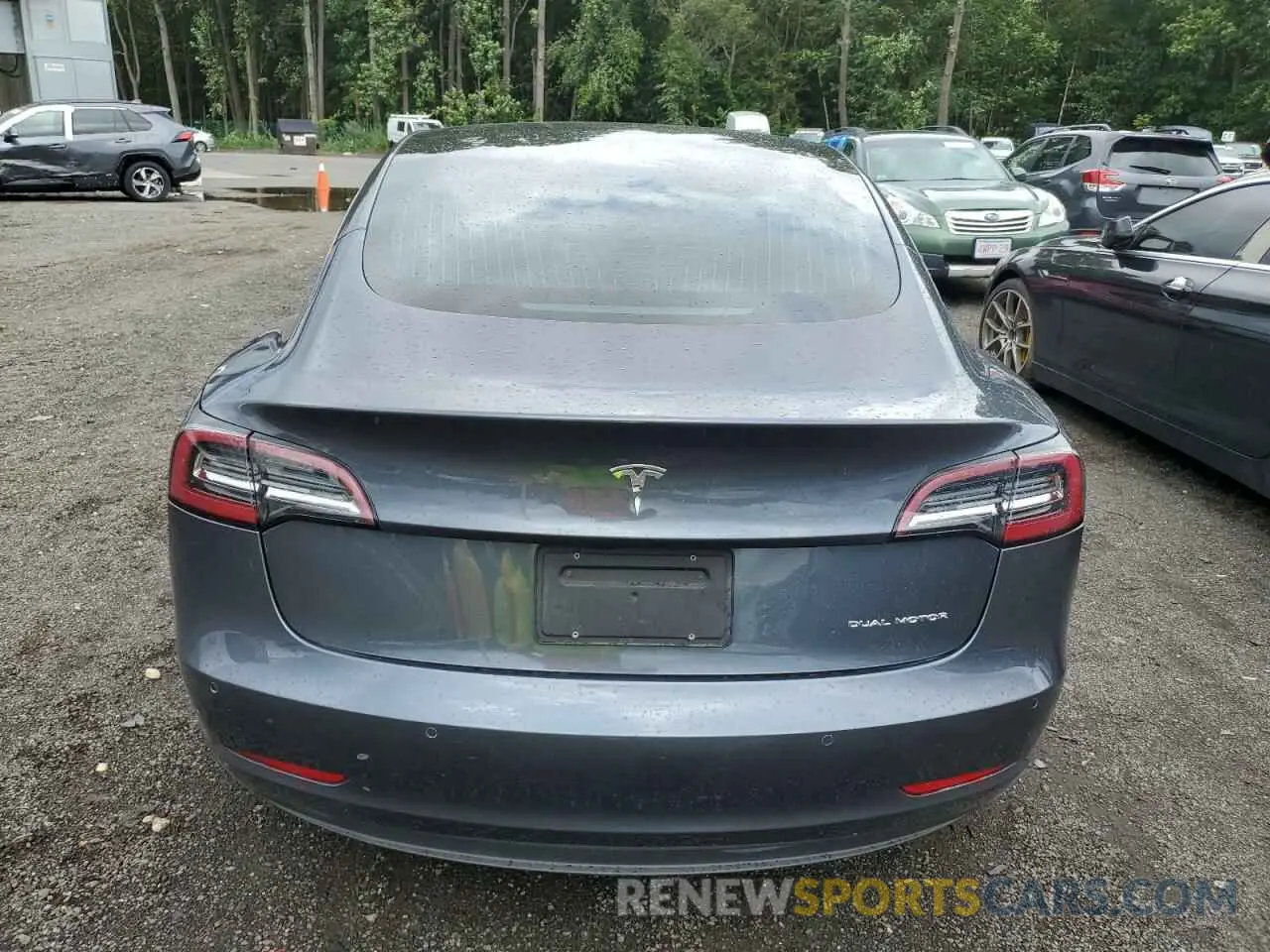 6 Photograph of a damaged car 5YJ3E1EB5LF635185 TESLA MODEL 3 2020