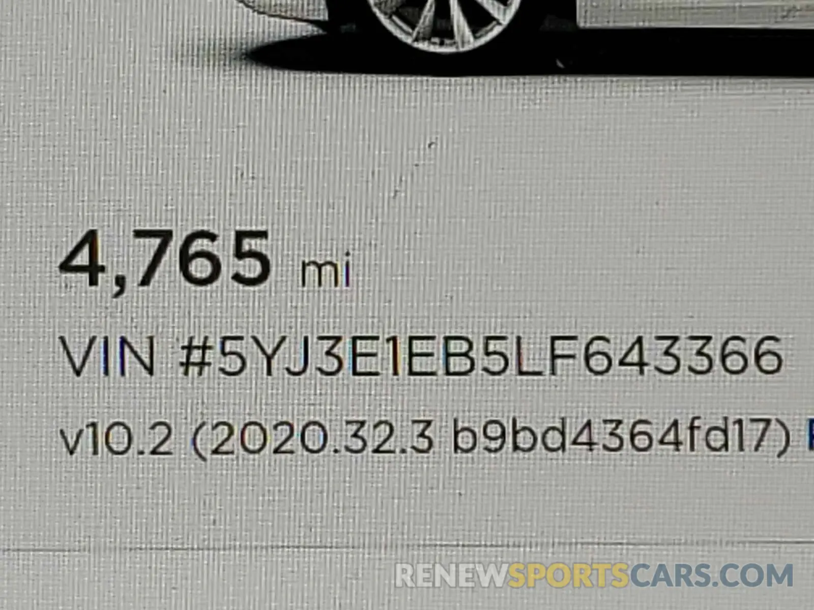 8 Фотография поврежденного автомобиля 5YJ3E1EB5LF643366 TESLA MODEL 3 2020