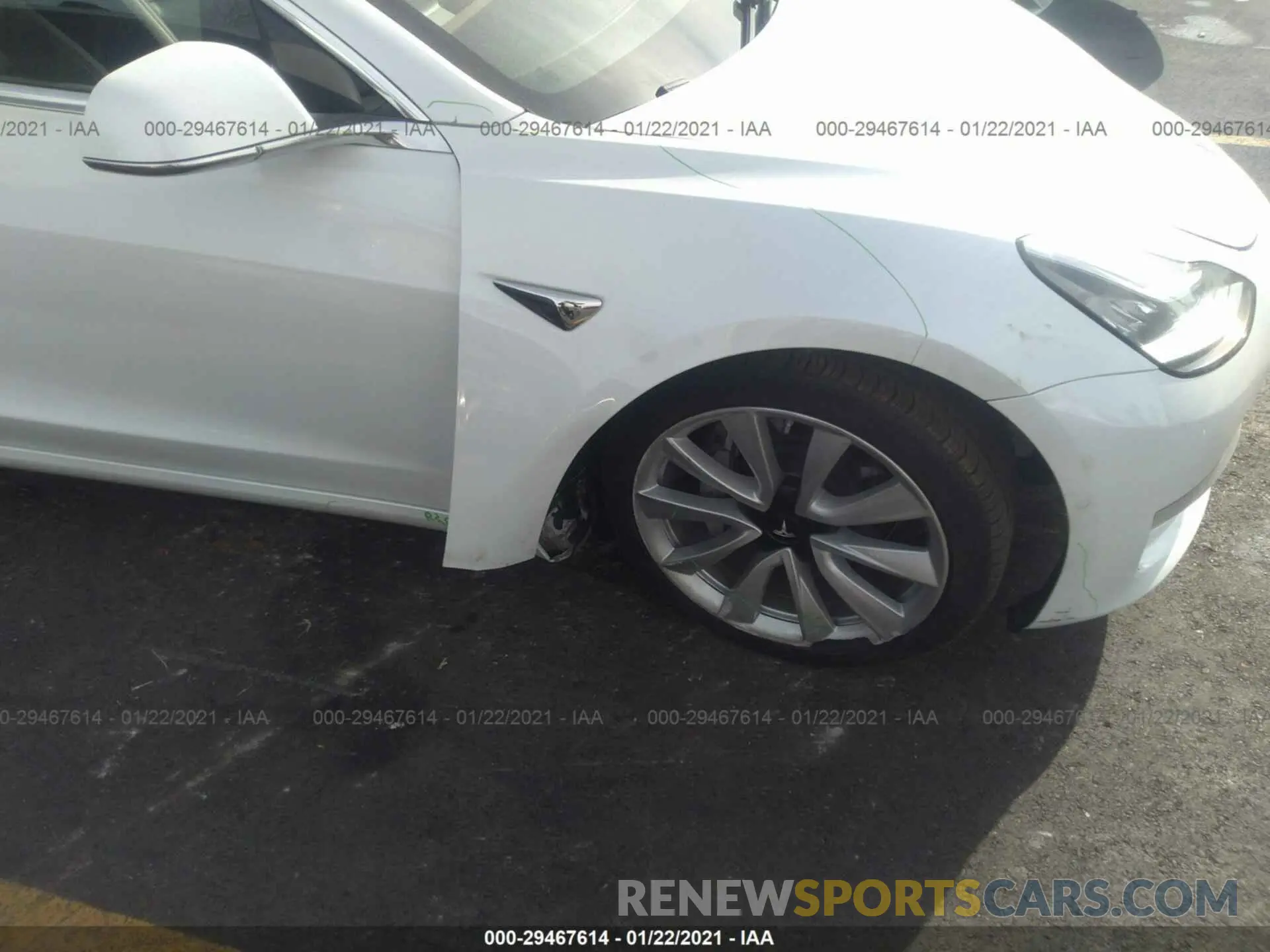 6 Photograph of a damaged car 5YJ3E1EB5LF667277 TESLA MODEL 3 2020