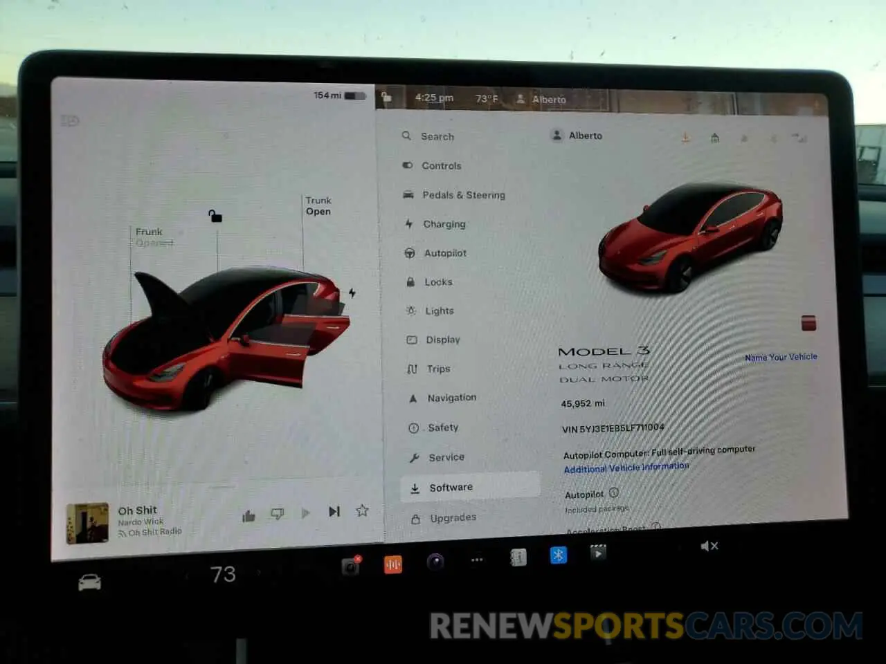 9 Photograph of a damaged car 5YJ3E1EB5LF711004 TESLA MODEL 3 2020