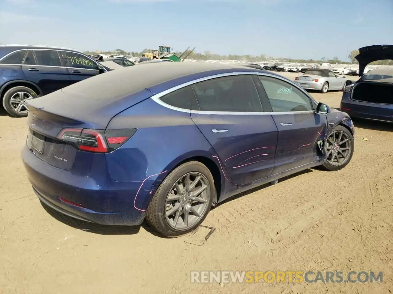 3 Photograph of a damaged car 5YJ3E1EB5LF790481 TESLA MODEL 3 2020