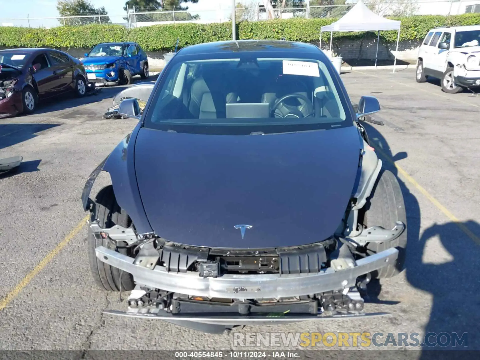 13 Фотография поврежденного автомобиля 5YJ3E1EB5LF800796 TESLA MODEL 3 2020