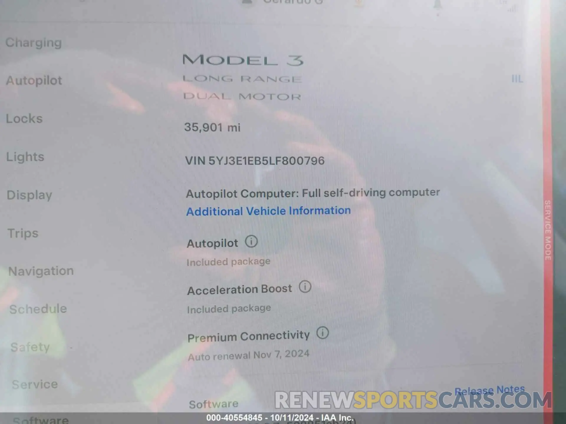 16 Фотография поврежденного автомобиля 5YJ3E1EB5LF800796 TESLA MODEL 3 2020