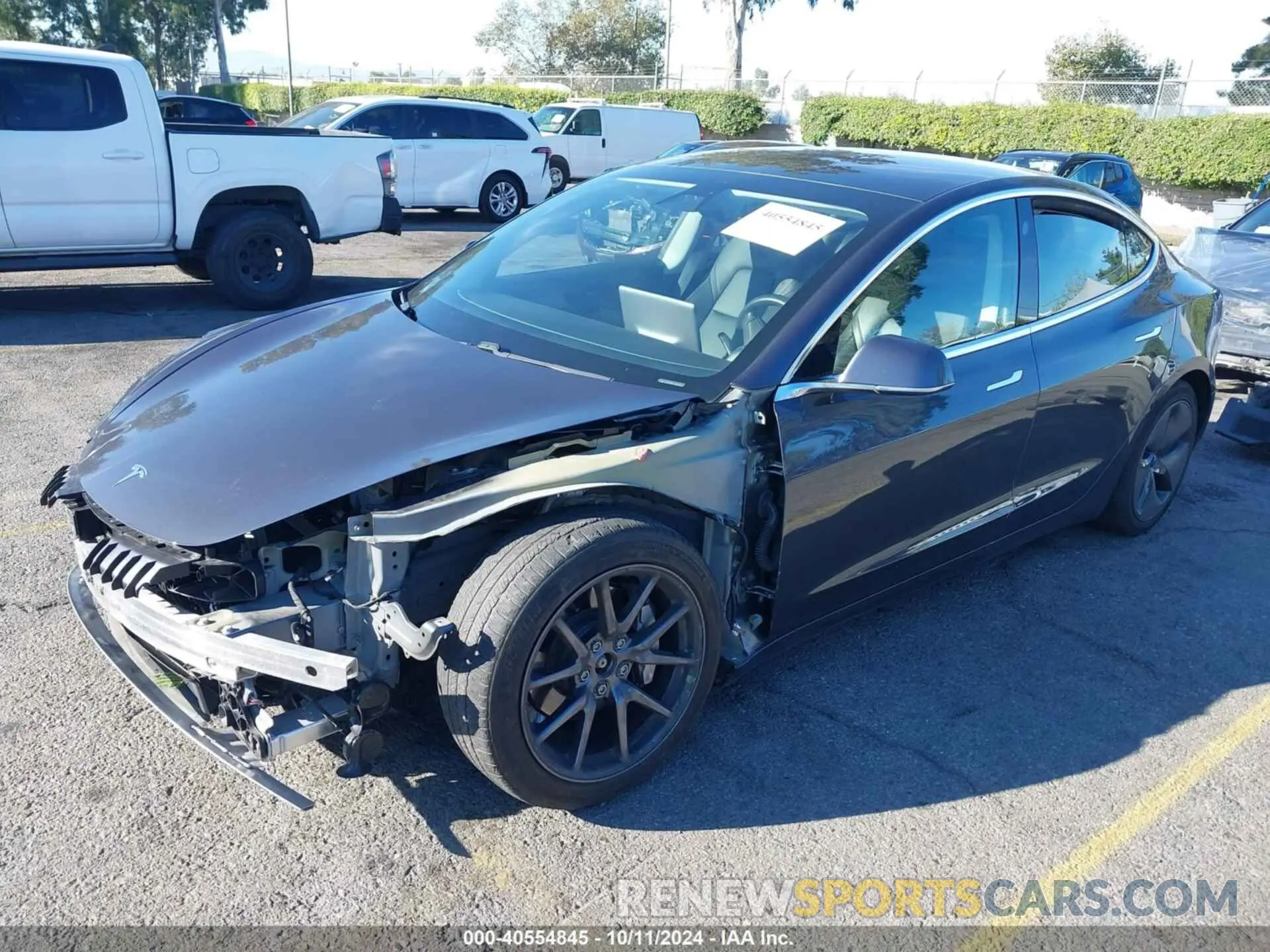 2 Фотография поврежденного автомобиля 5YJ3E1EB5LF800796 TESLA MODEL 3 2020