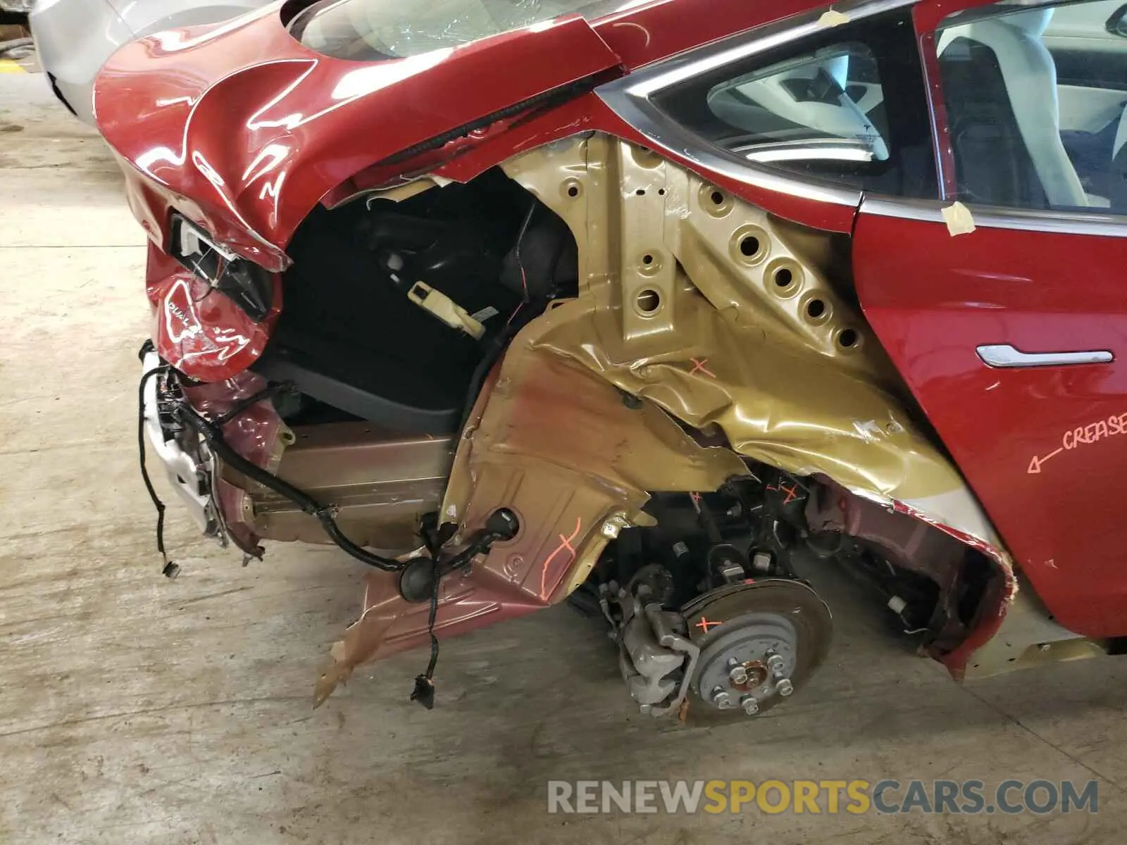 9 Photograph of a damaged car 5YJ3E1EB6LF539565 TESLA MODEL 3 2020