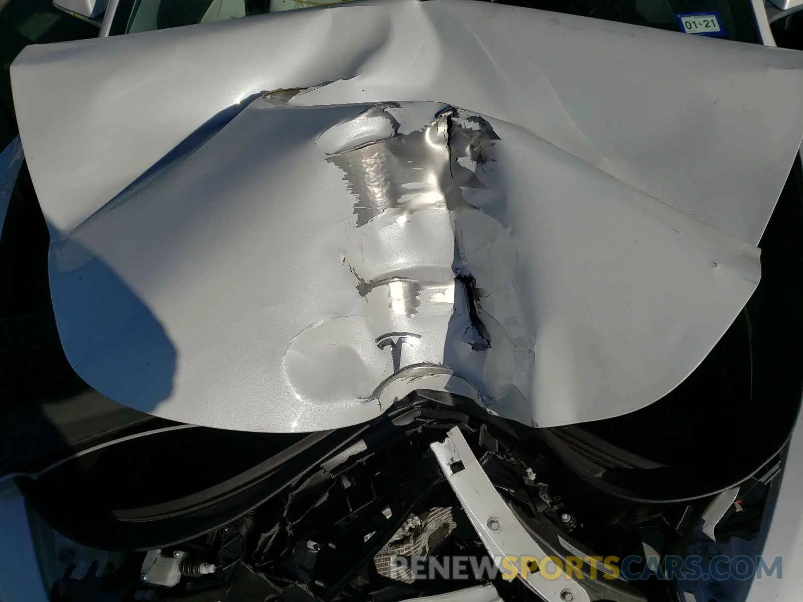 7 Photograph of a damaged car 5YJ3E1EB6LF601272 TESLA MODEL 3 2020