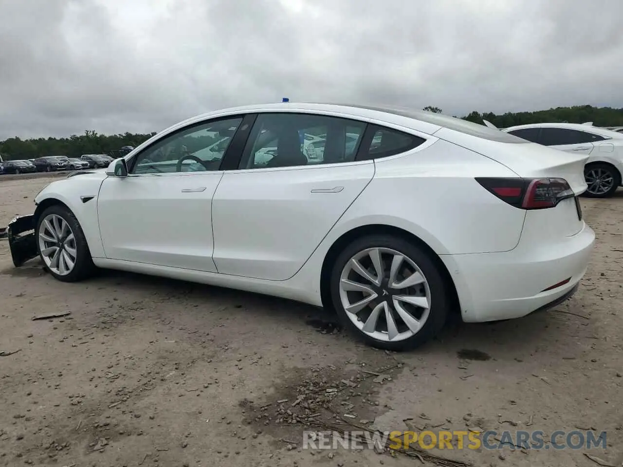 2 Photograph of a damaged car 5YJ3E1EB6LF618590 TESLA MODEL 3 2020
