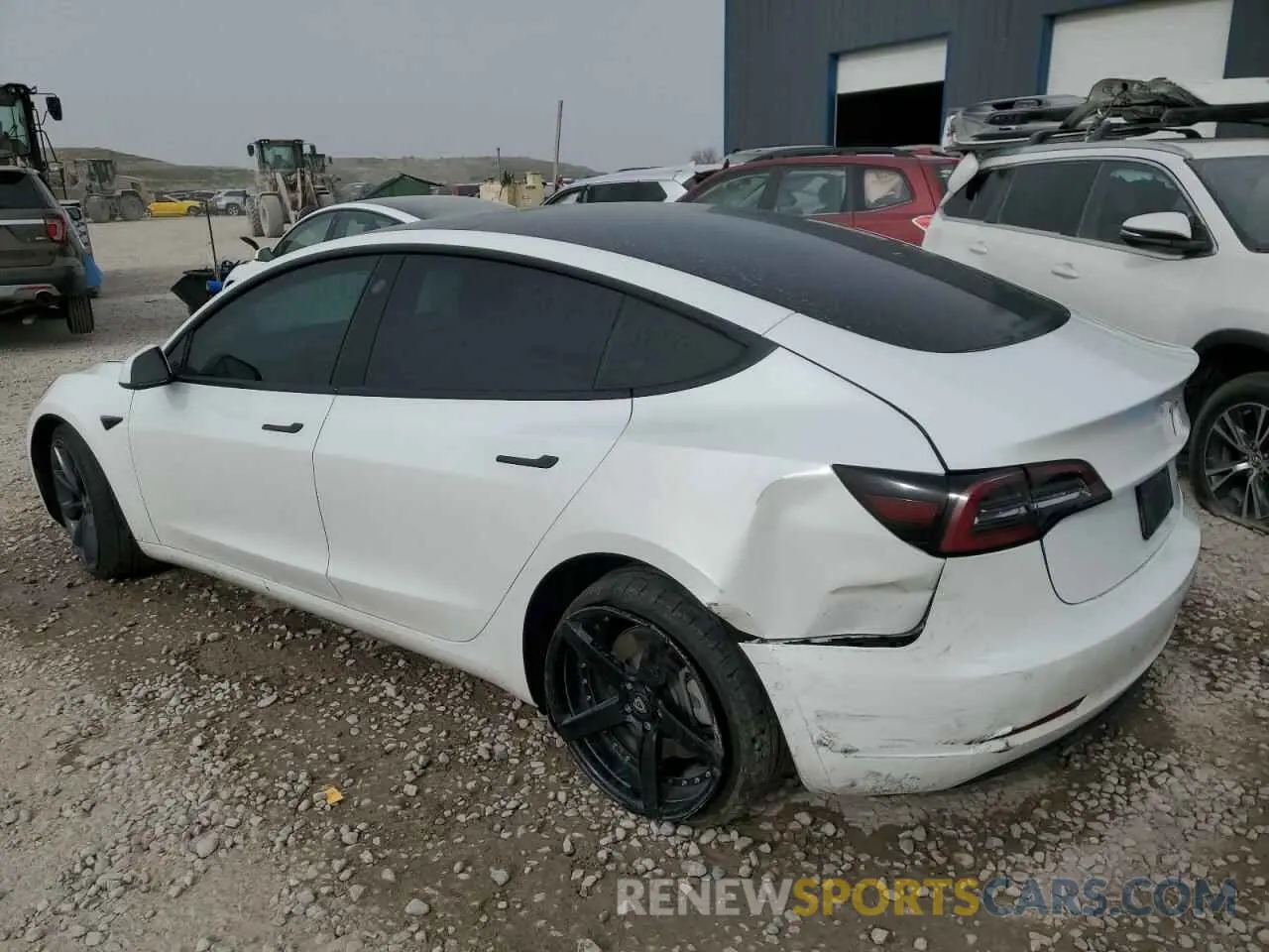 2 Фотография поврежденного автомобиля 5YJ3E1EB6LF628164 TESLA MODEL 3 2020