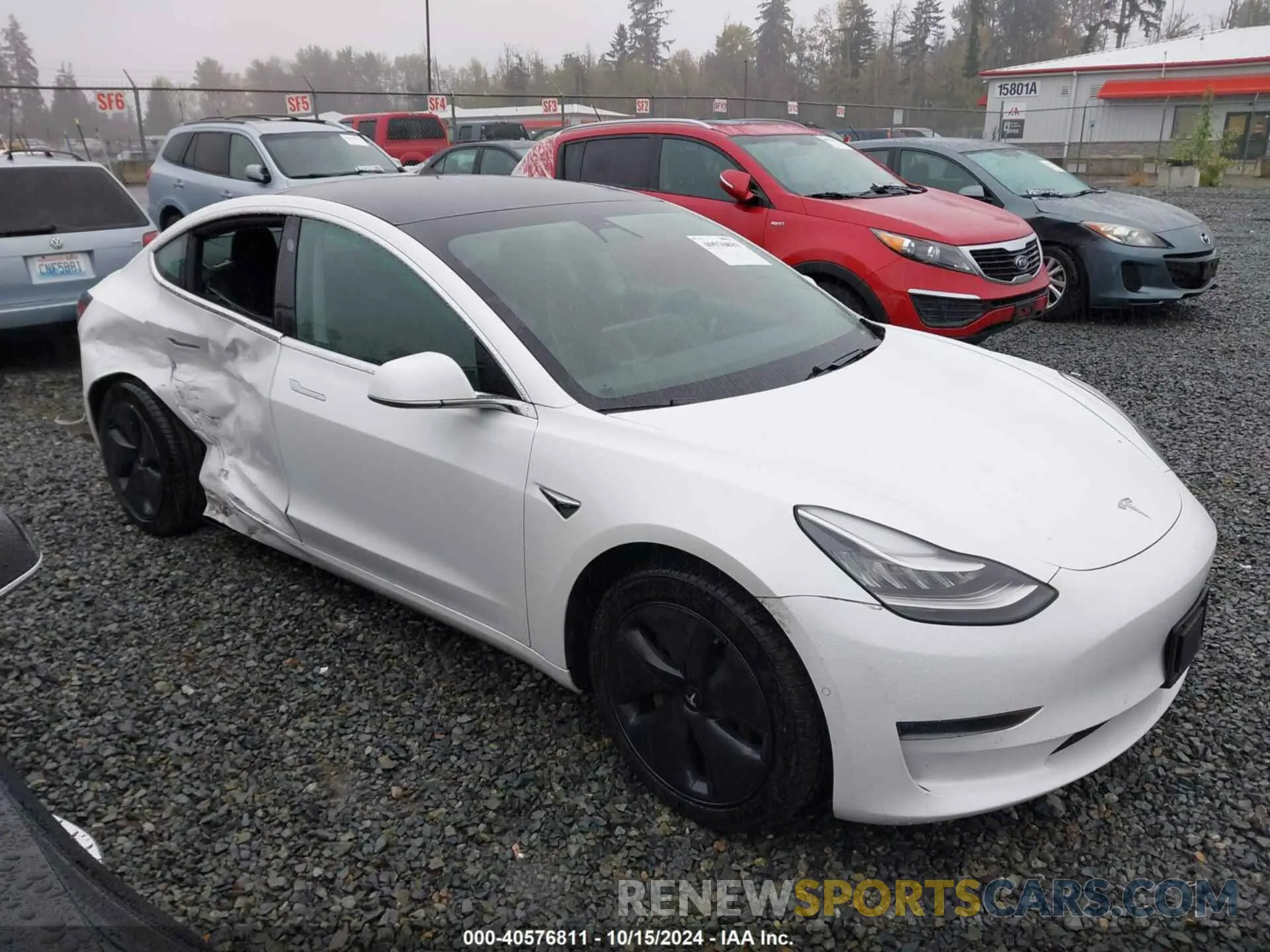 13 Photograph of a damaged car 5YJ3E1EB6LF636698 TESLA MODEL 3 2020