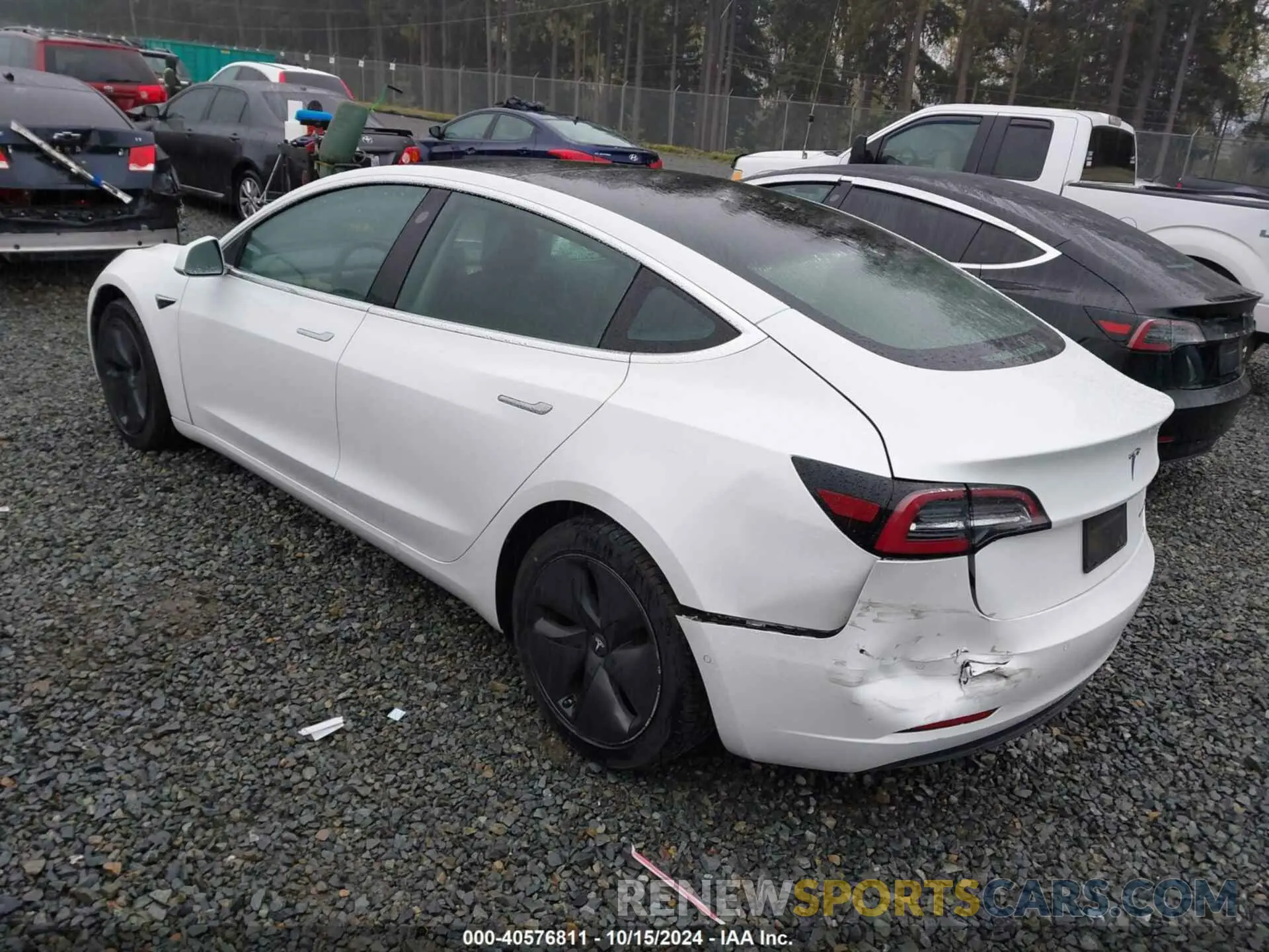 3 Photograph of a damaged car 5YJ3E1EB6LF636698 TESLA MODEL 3 2020