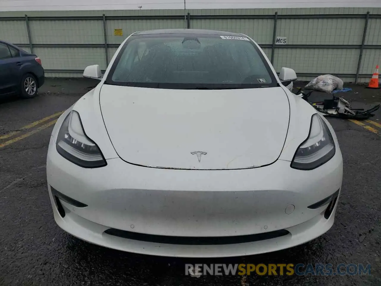 5 Photograph of a damaged car 5YJ3E1EB6LF637155 TESLA MODEL 3 2020