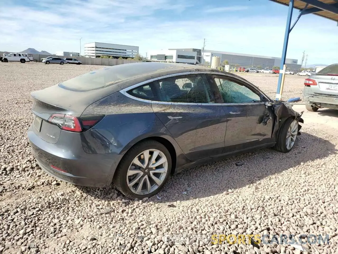 3 Photograph of a damaged car 5YJ3E1EB6LF638063 TESLA MODEL 3 2020