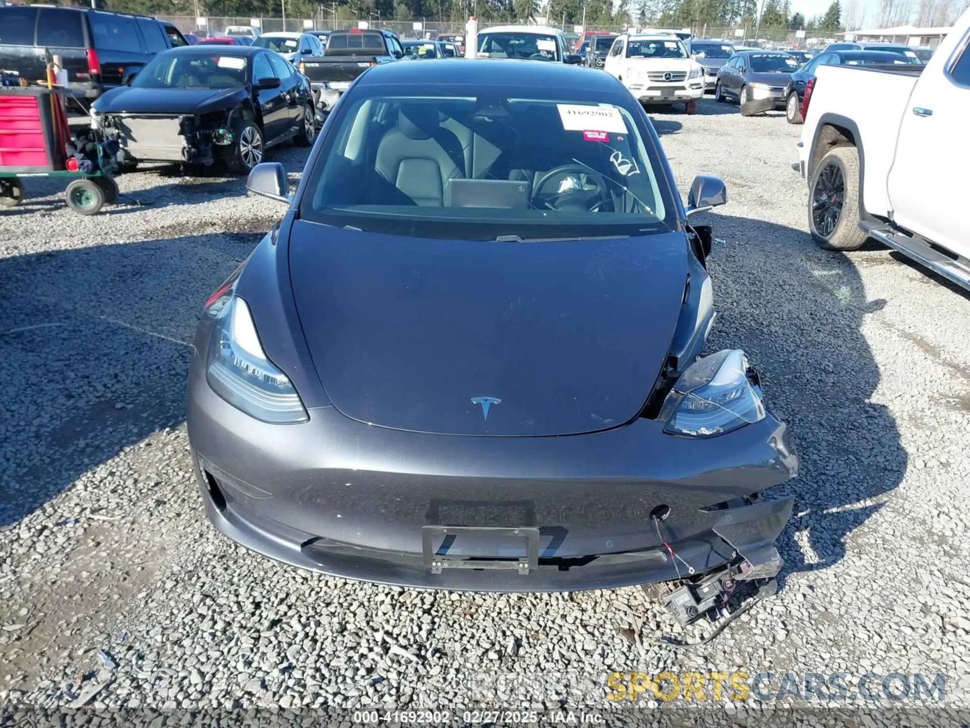 13 Photograph of a damaged car 5YJ3E1EB6LF647510 TESLA MODEL 3 2020