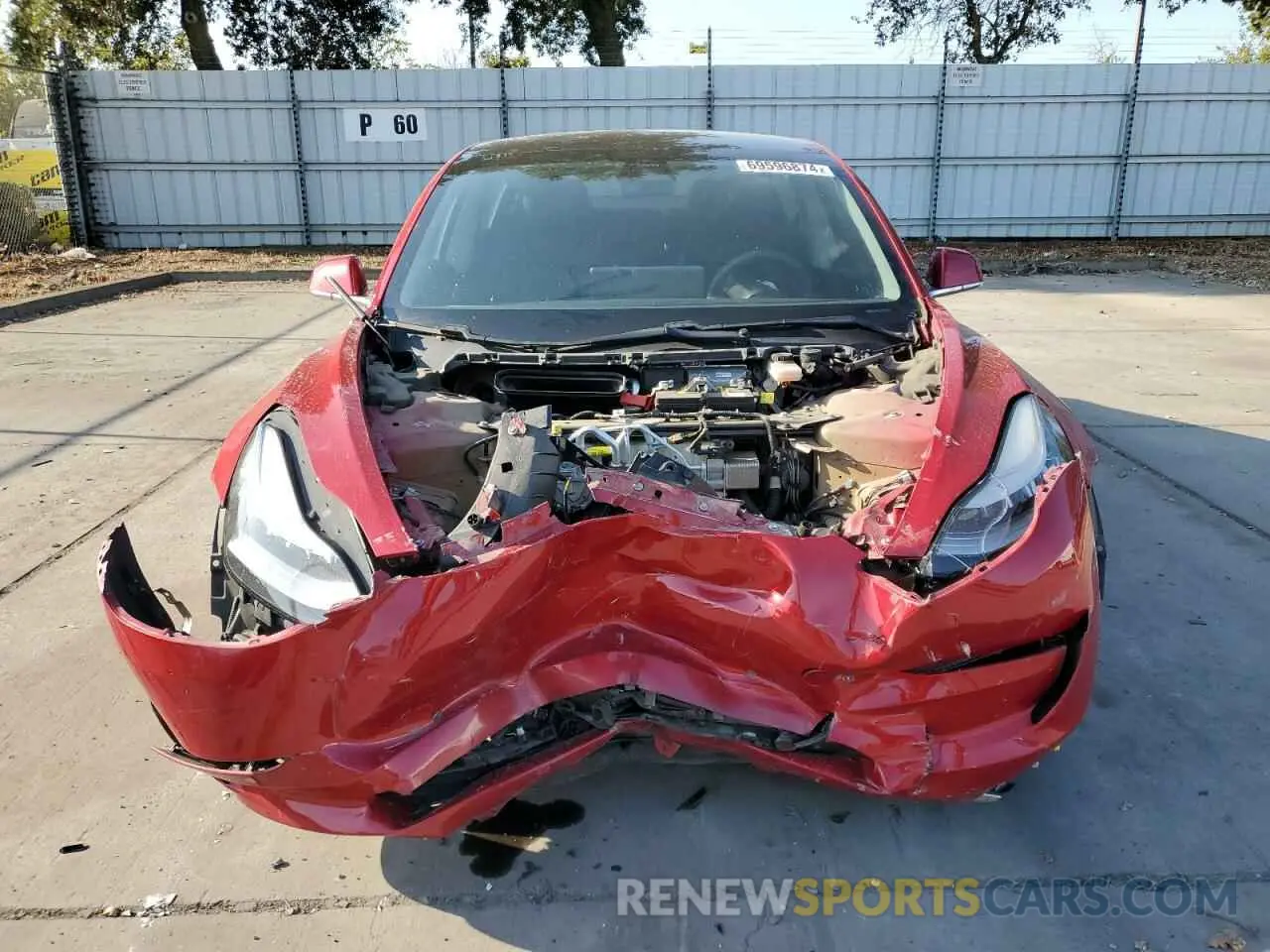5 Photograph of a damaged car 5YJ3E1EB6LF666753 TESLA MODEL 3 2020