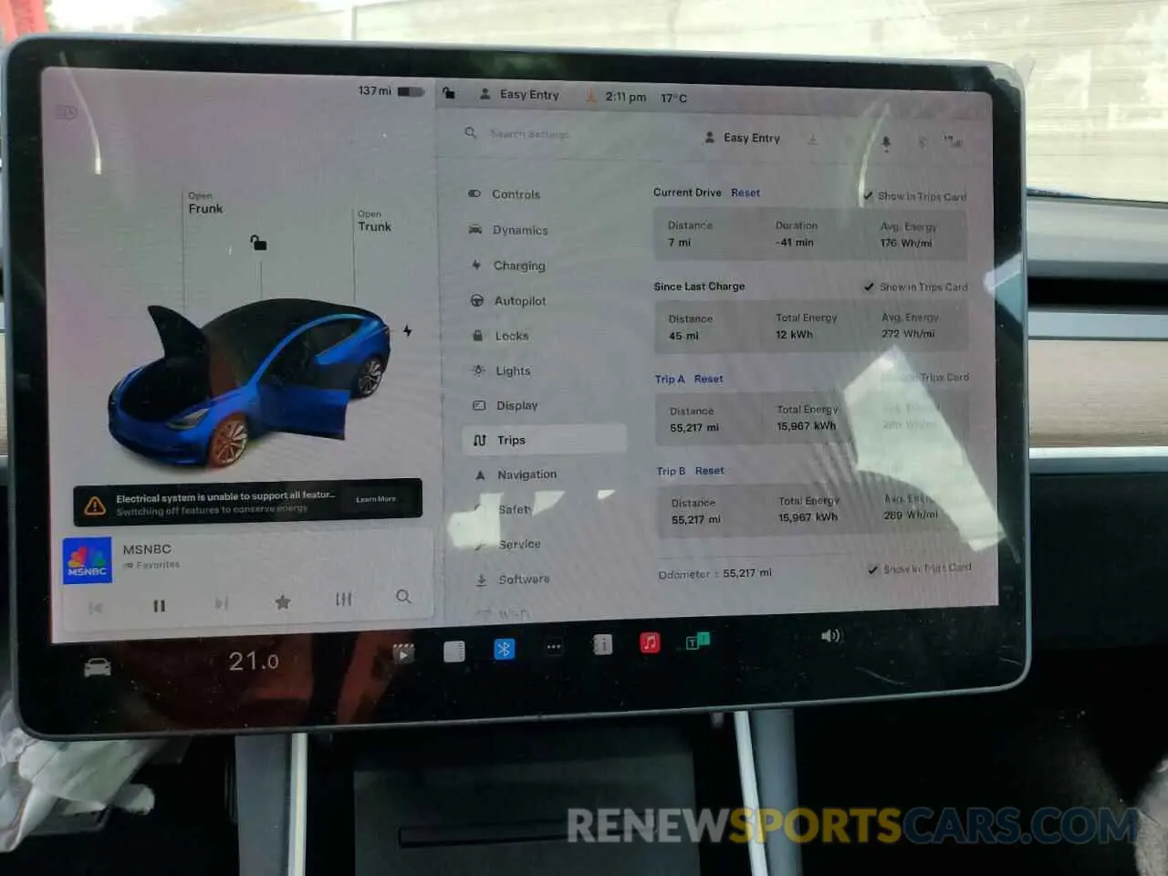 9 Фотография поврежденного автомобиля 5YJ3E1EB6LF667711 TESLA MODEL 3 2020