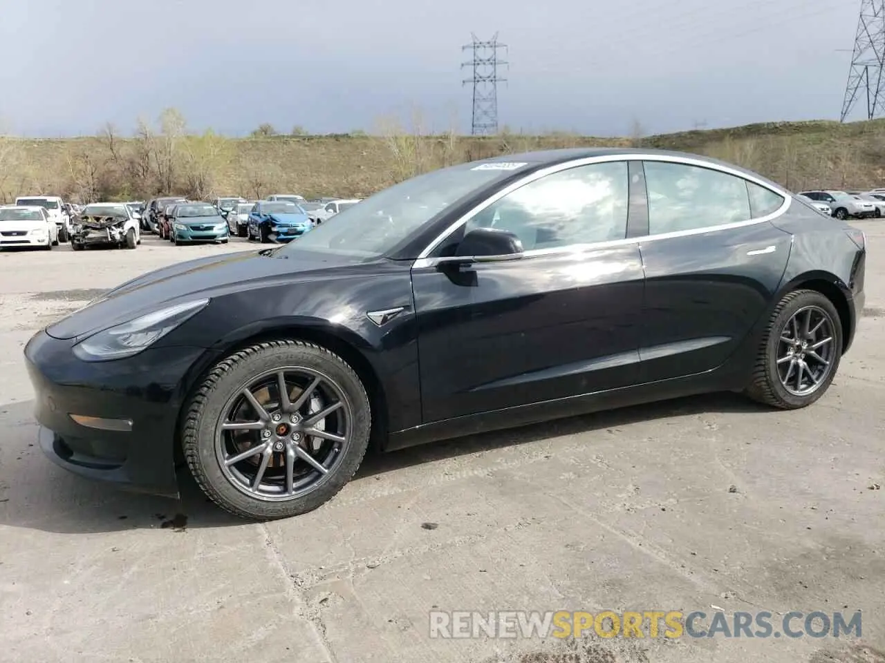 1 Фотография поврежденного автомобиля 5YJ3E1EB6LF769672 TESLA MODEL 3 2020