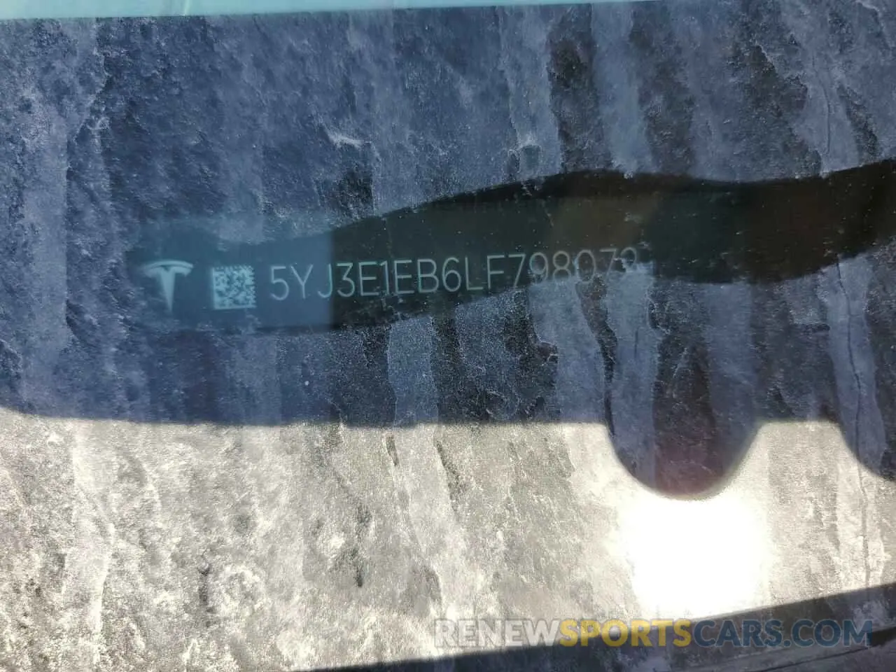 13 Фотография поврежденного автомобиля 5YJ3E1EB6LF798072 TESLA MODEL 3 2020