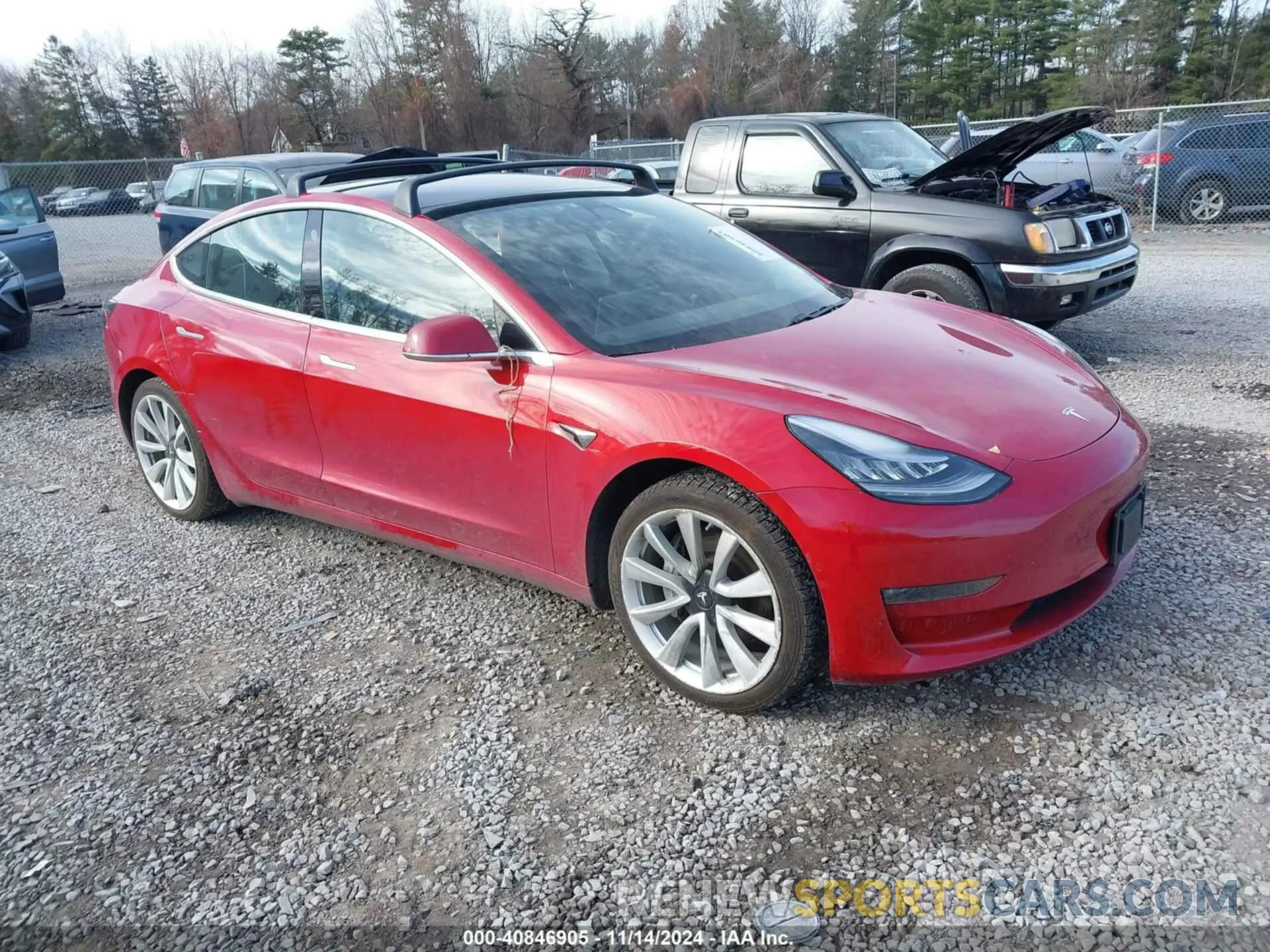 1 Photograph of a damaged car 5YJ3E1EB7LF497374 TESLA MODEL 3 2020