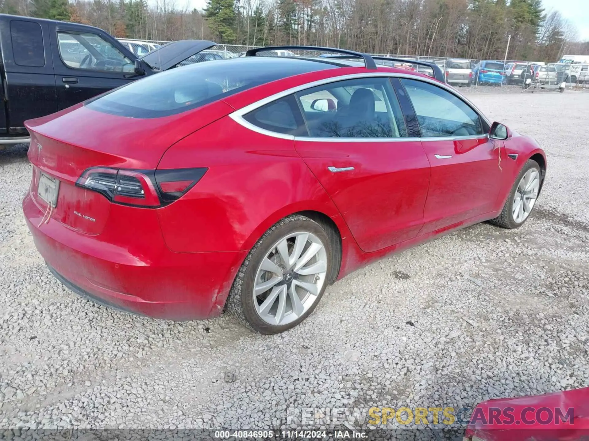4 Photograph of a damaged car 5YJ3E1EB7LF497374 TESLA MODEL 3 2020