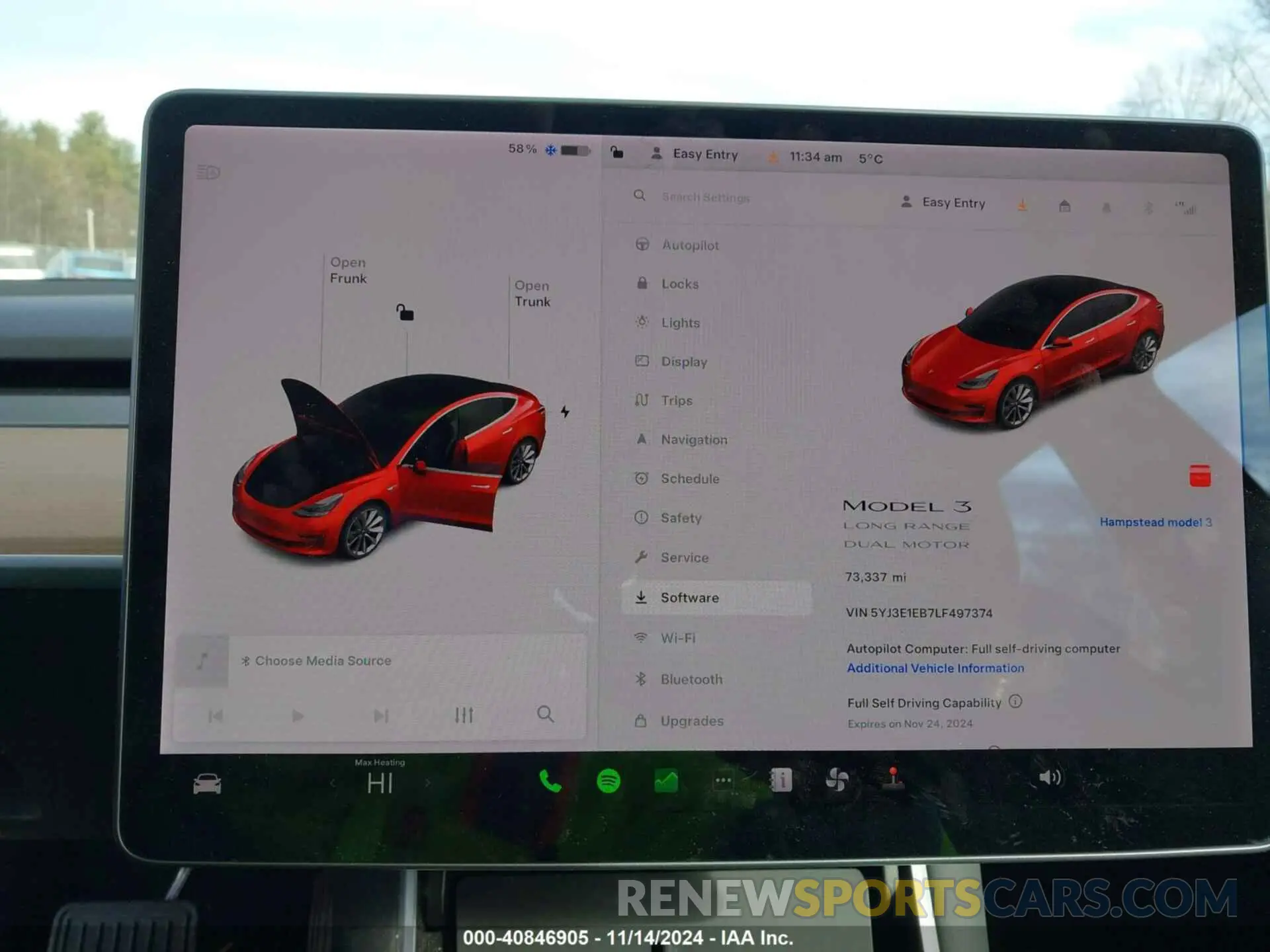 7 Photograph of a damaged car 5YJ3E1EB7LF497374 TESLA MODEL 3 2020
