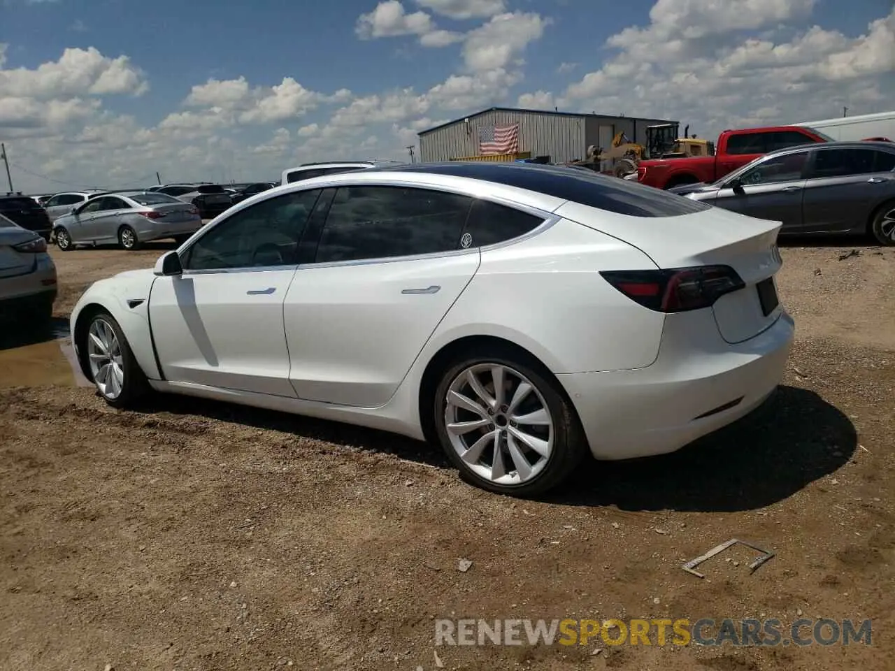 2 Фотография поврежденного автомобиля 5YJ3E1EB7LF622793 TESLA MODEL 3 2020