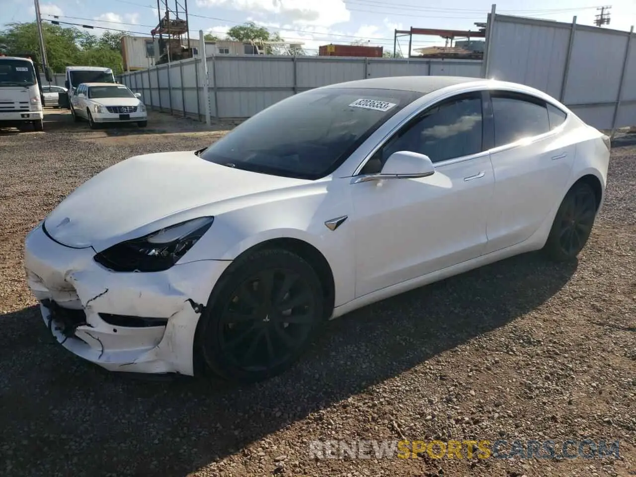 1 Фотография поврежденного автомобиля 5YJ3E1EB7LF640503 TESLA MODEL 3 2020