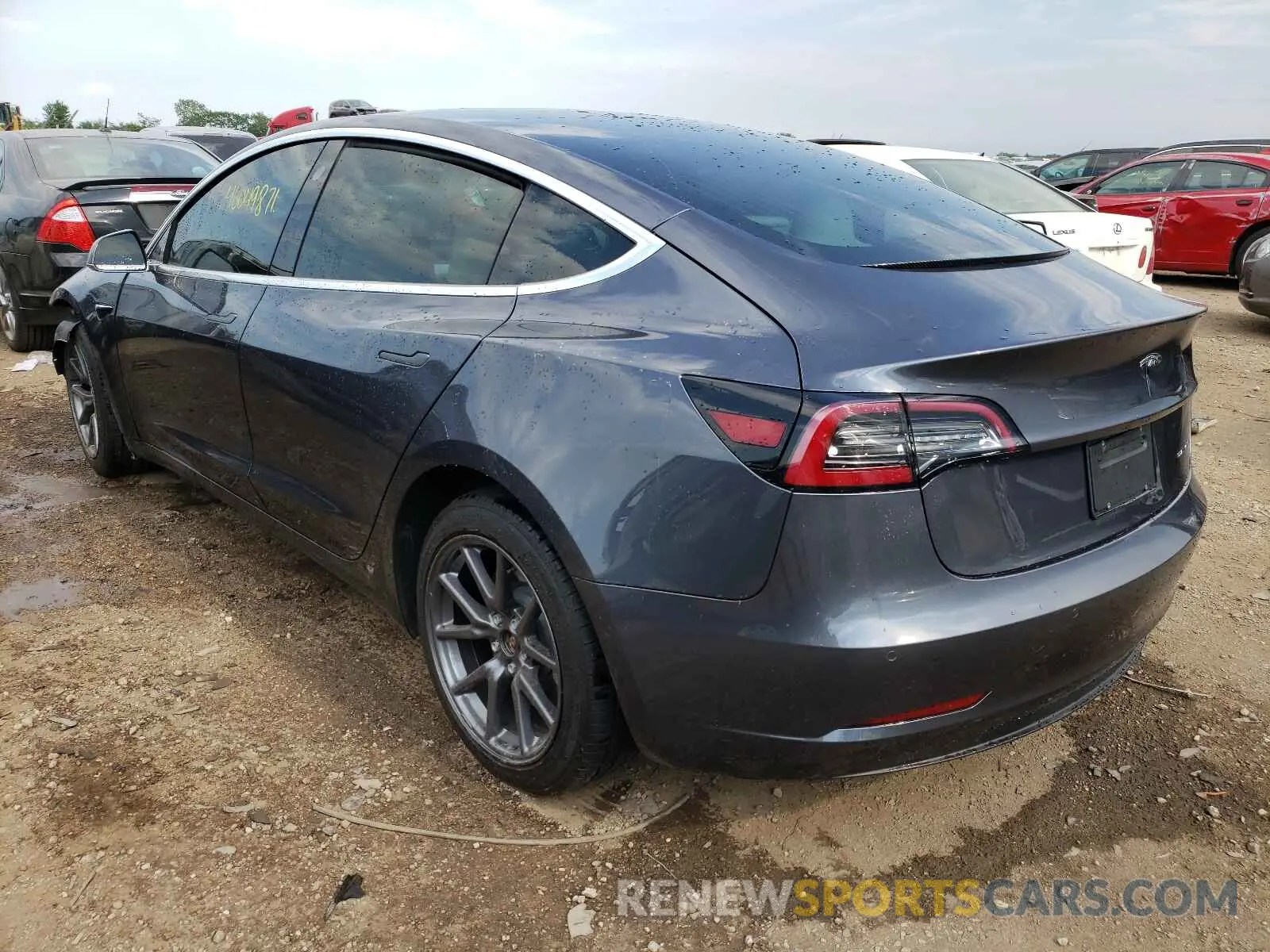 3 Photograph of a damaged car 5YJ3E1EB7LF668091 TESLA MODEL 3 2020