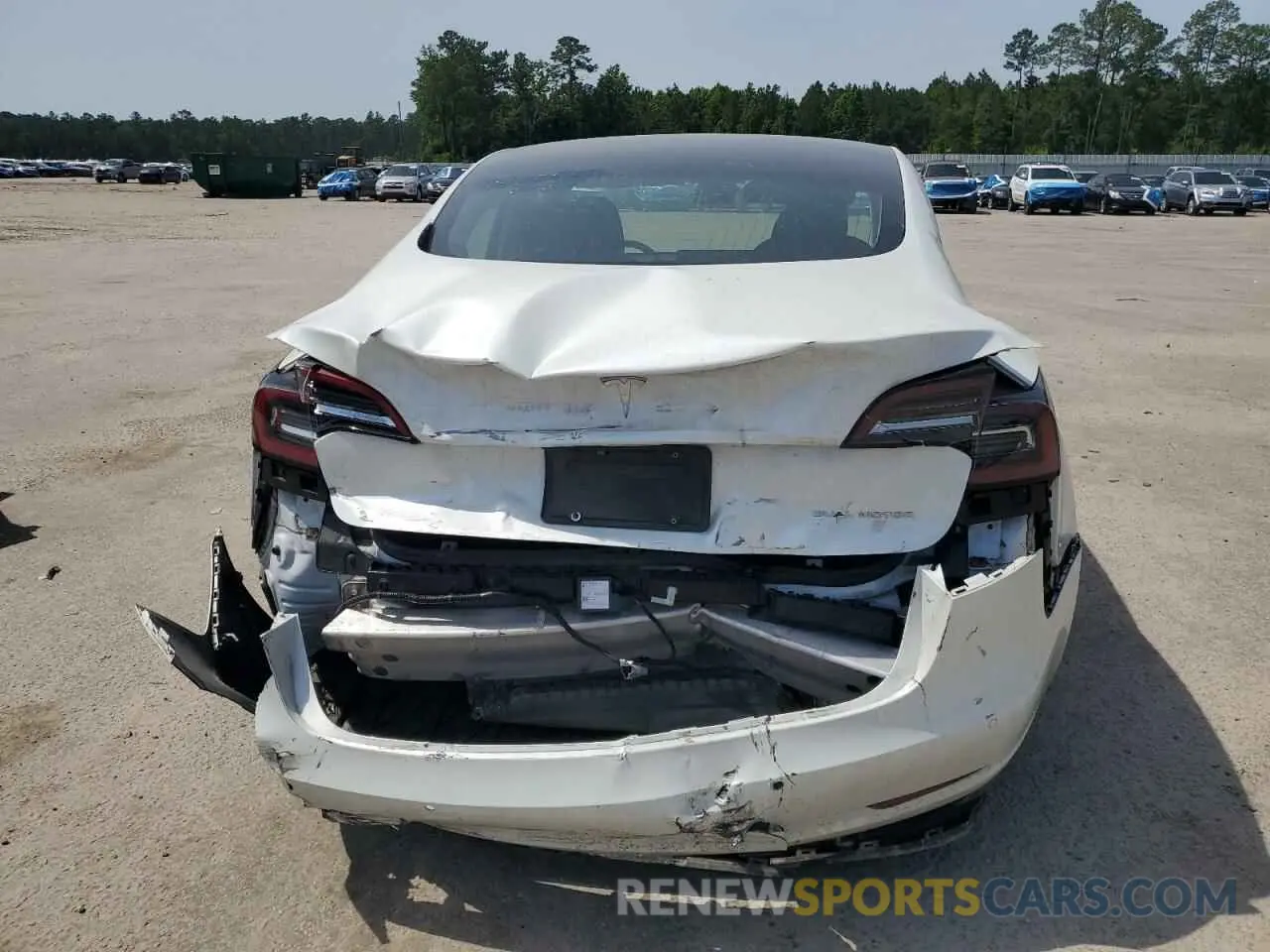 6 Photograph of a damaged car 5YJ3E1EB7LF721484 TESLA MODEL 3 2020