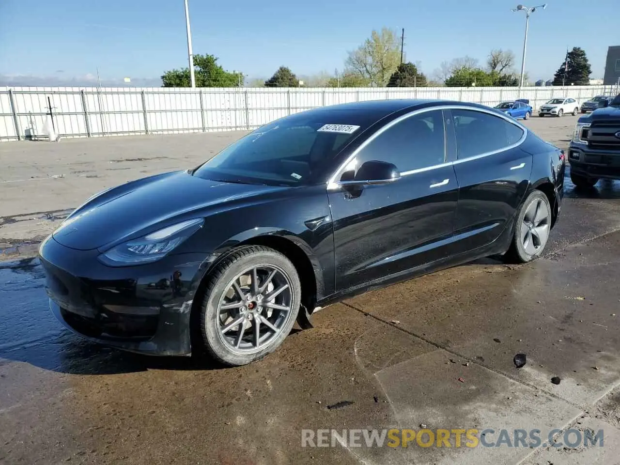 1 Photograph of a damaged car 5YJ3E1EB7LF741489 TESLA MODEL 3 2020
