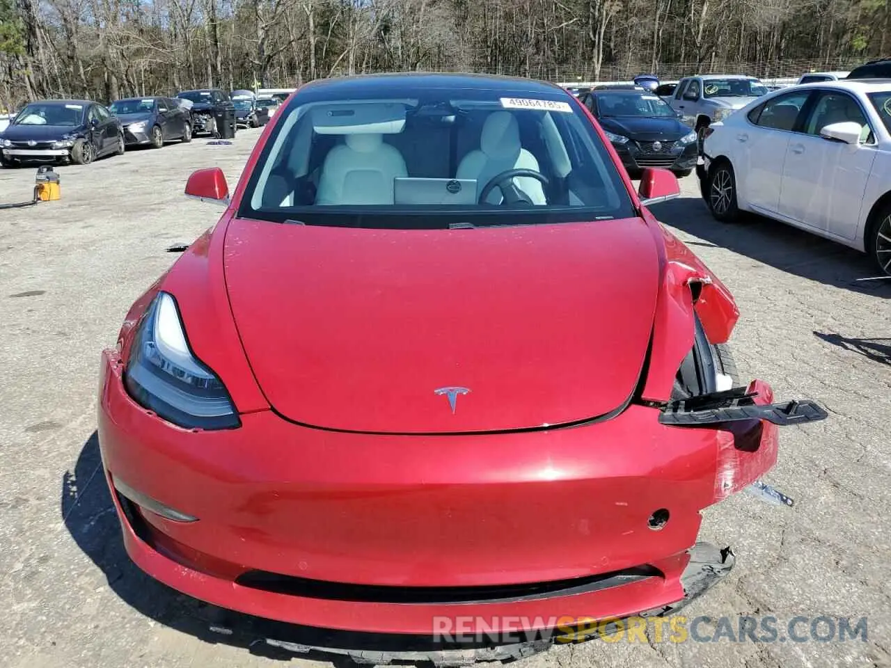 5 Фотография поврежденного автомобиля 5YJ3E1EB7LF742156 TESLA MODEL 3 2020