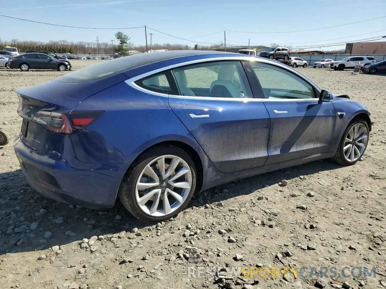 3 Фотография поврежденного автомобиля 5YJ3E1EB7LF791521 TESLA MODEL 3 2020