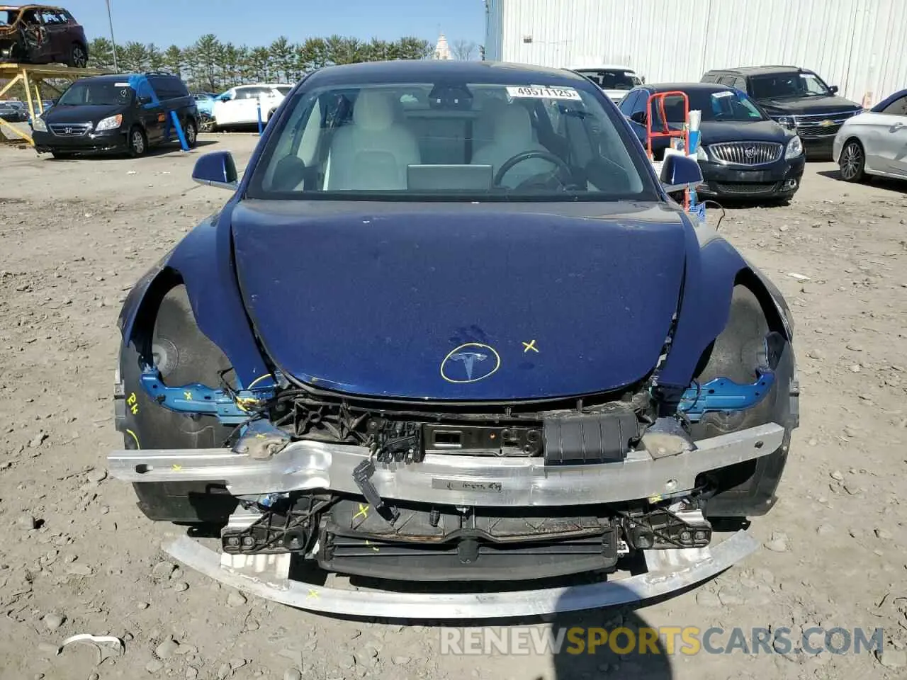 5 Фотография поврежденного автомобиля 5YJ3E1EB7LF791521 TESLA MODEL 3 2020