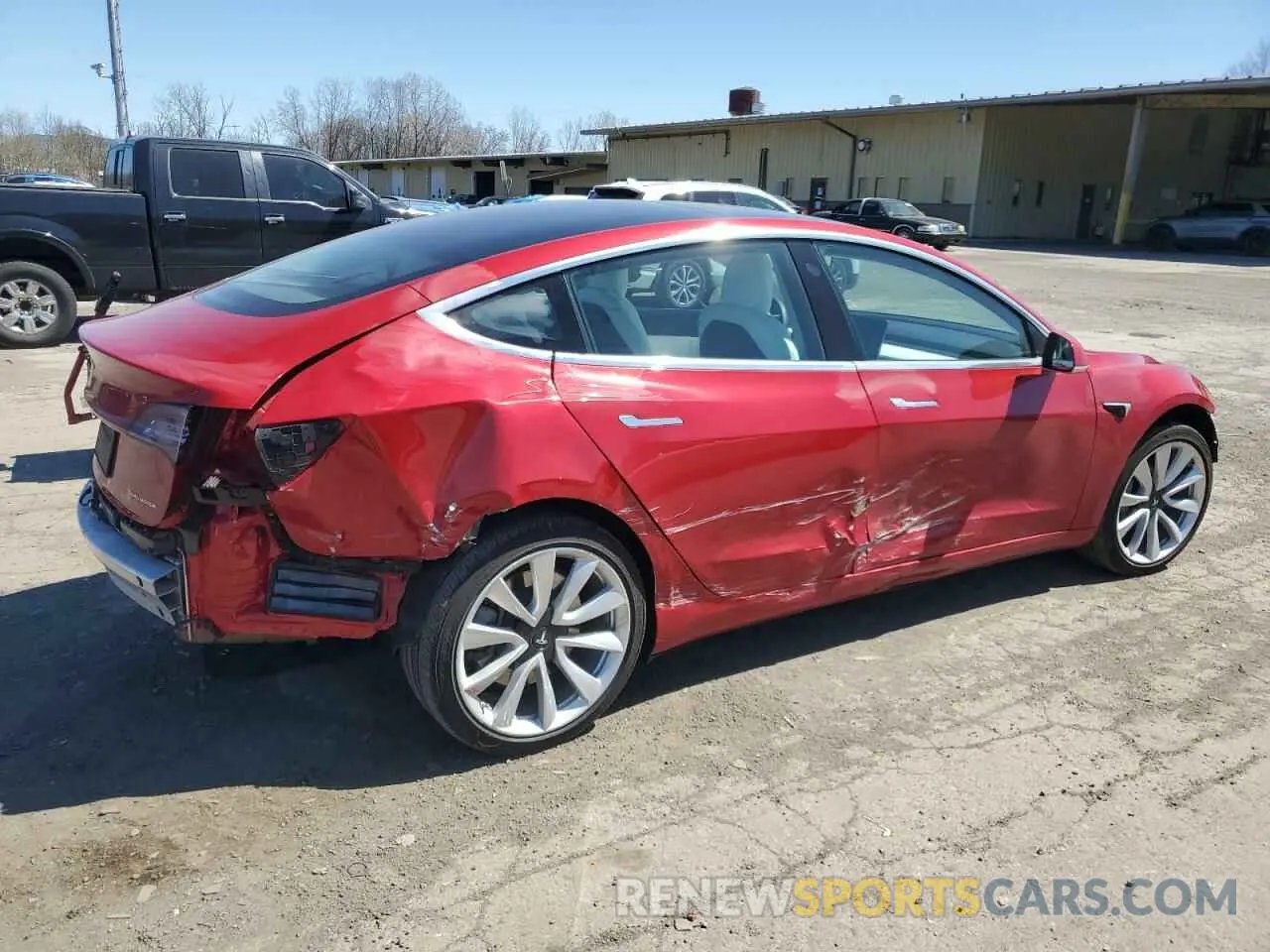 3 Фотография поврежденного автомобиля 5YJ3E1EB8LF543195 TESLA MODEL 3 2020