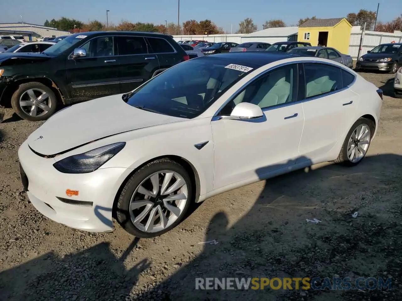 1 Photograph of a damaged car 5YJ3E1EB8LF622950 TESLA MODEL 3 2020