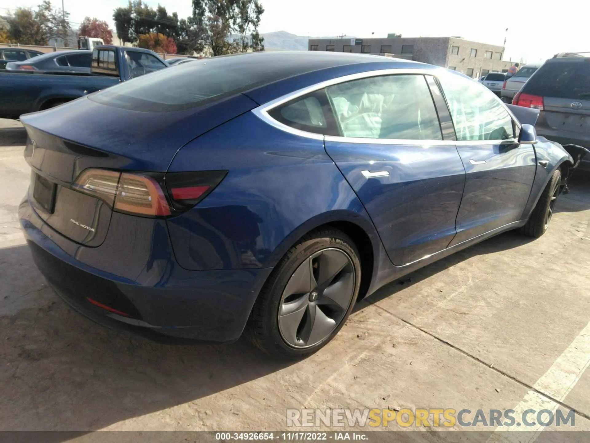 4 Photograph of a damaged car 5YJ3E1EB8LF636072 TESLA MODEL 3 2020