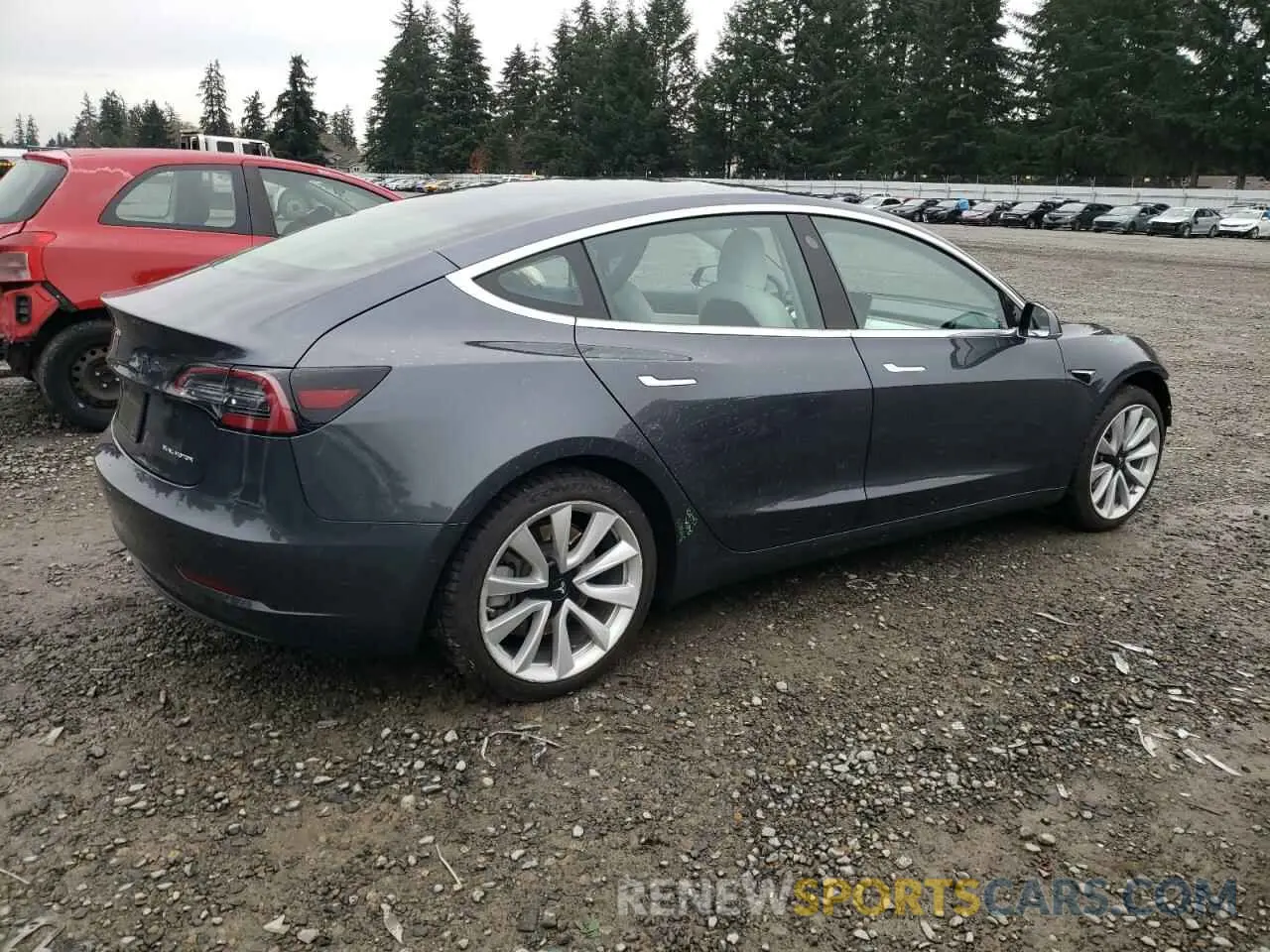 3 Photograph of a damaged car 5YJ3E1EB8LF640283 TESLA MODEL 3 2020