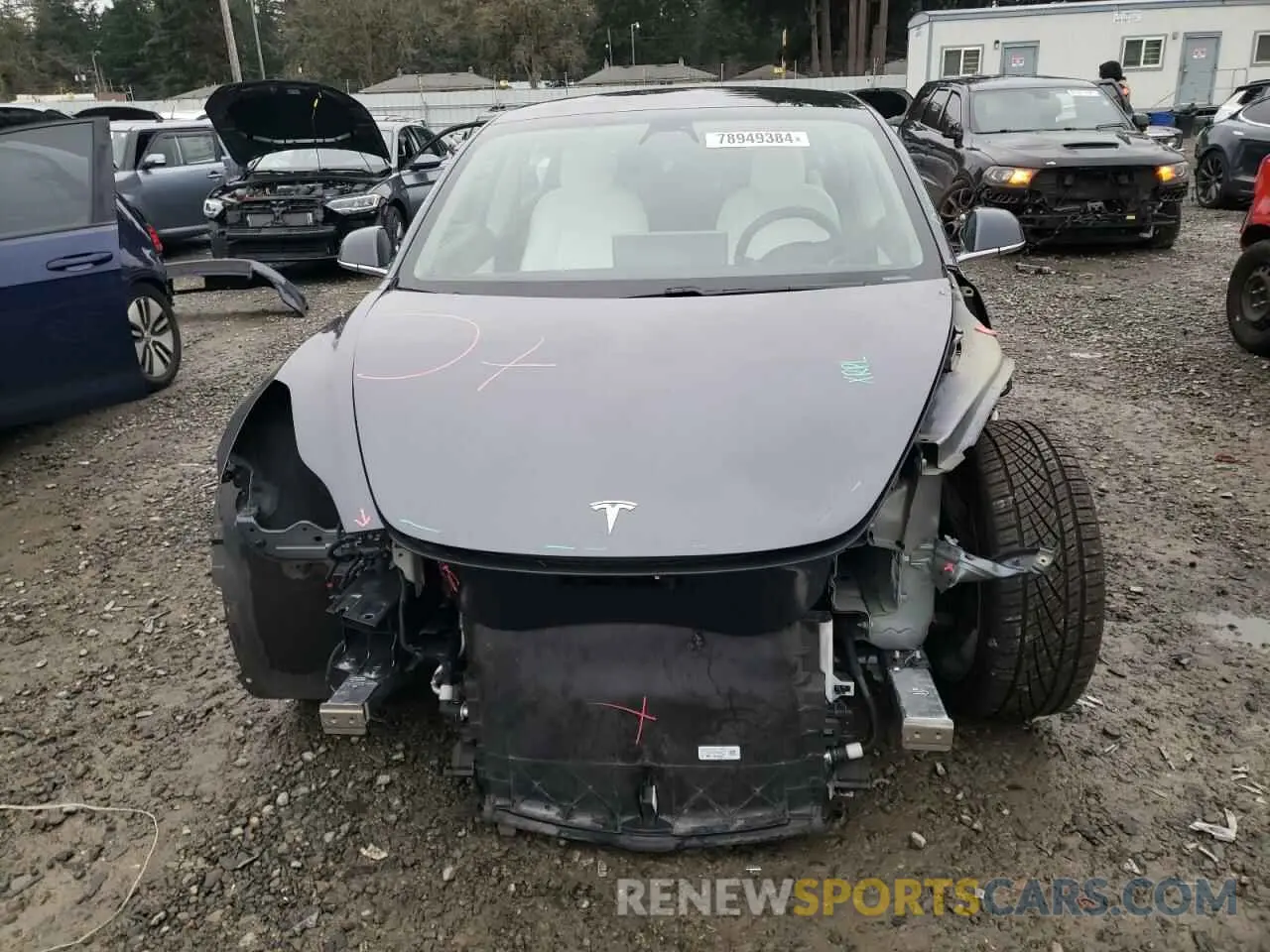5 Photograph of a damaged car 5YJ3E1EB8LF640283 TESLA MODEL 3 2020