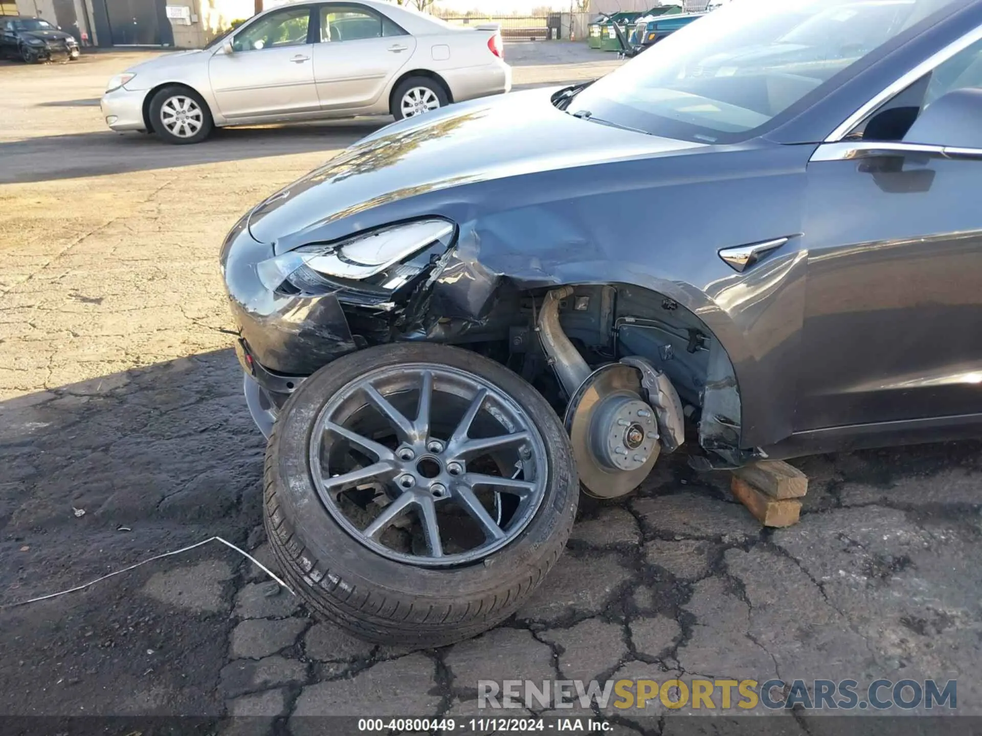 6 Photograph of a damaged car 5YJ3E1EB8LF649548 TESLA MODEL 3 2020