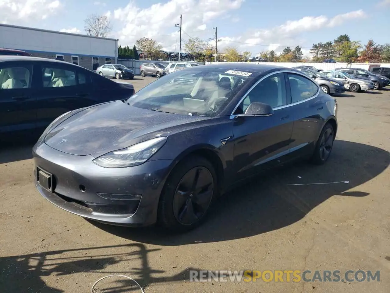 1 Фотография поврежденного автомобиля 5YJ3E1EB8LF663501 TESLA MODEL 3 2020