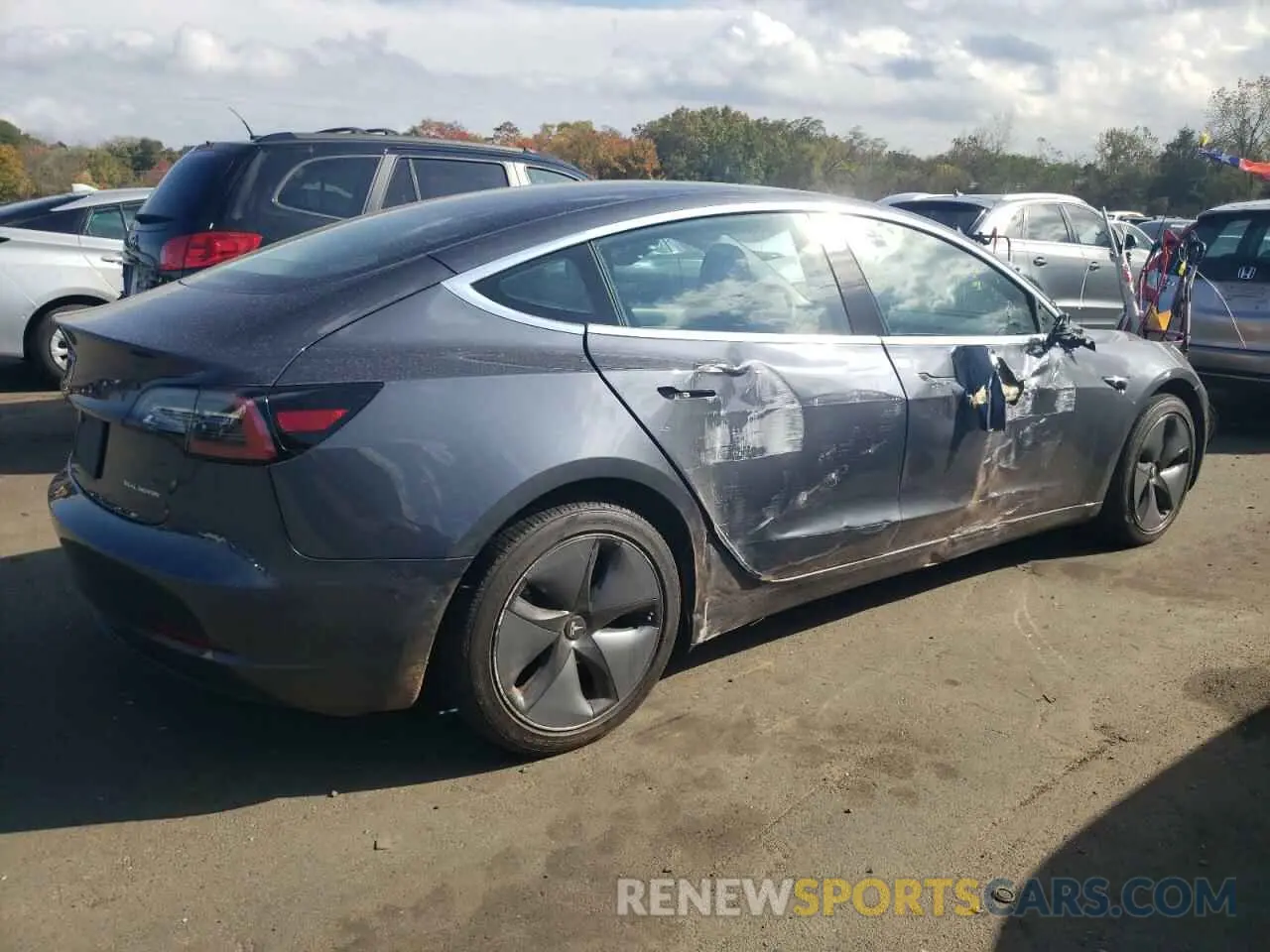 3 Фотография поврежденного автомобиля 5YJ3E1EB8LF663501 TESLA MODEL 3 2020