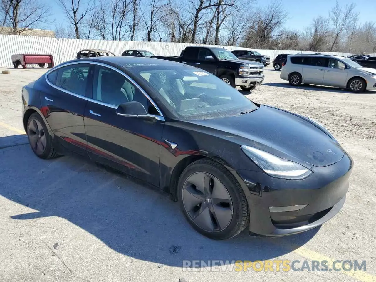 4 Photograph of a damaged car 5YJ3E1EB8LF710414 TESLA MODEL 3 2020