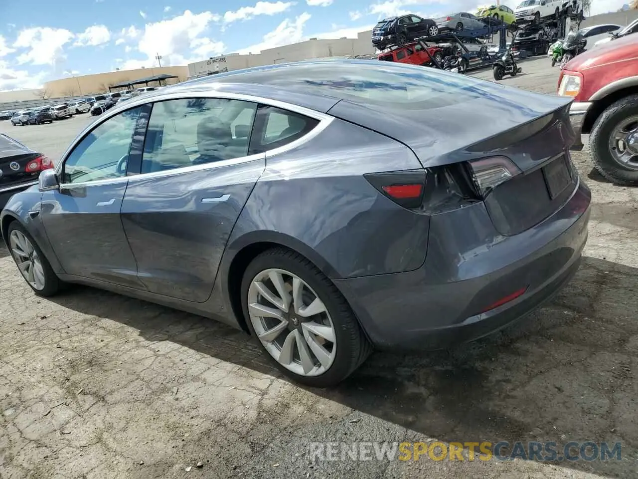 2 Photograph of a damaged car 5YJ3E1EB8LF712079 TESLA MODEL 3 2020