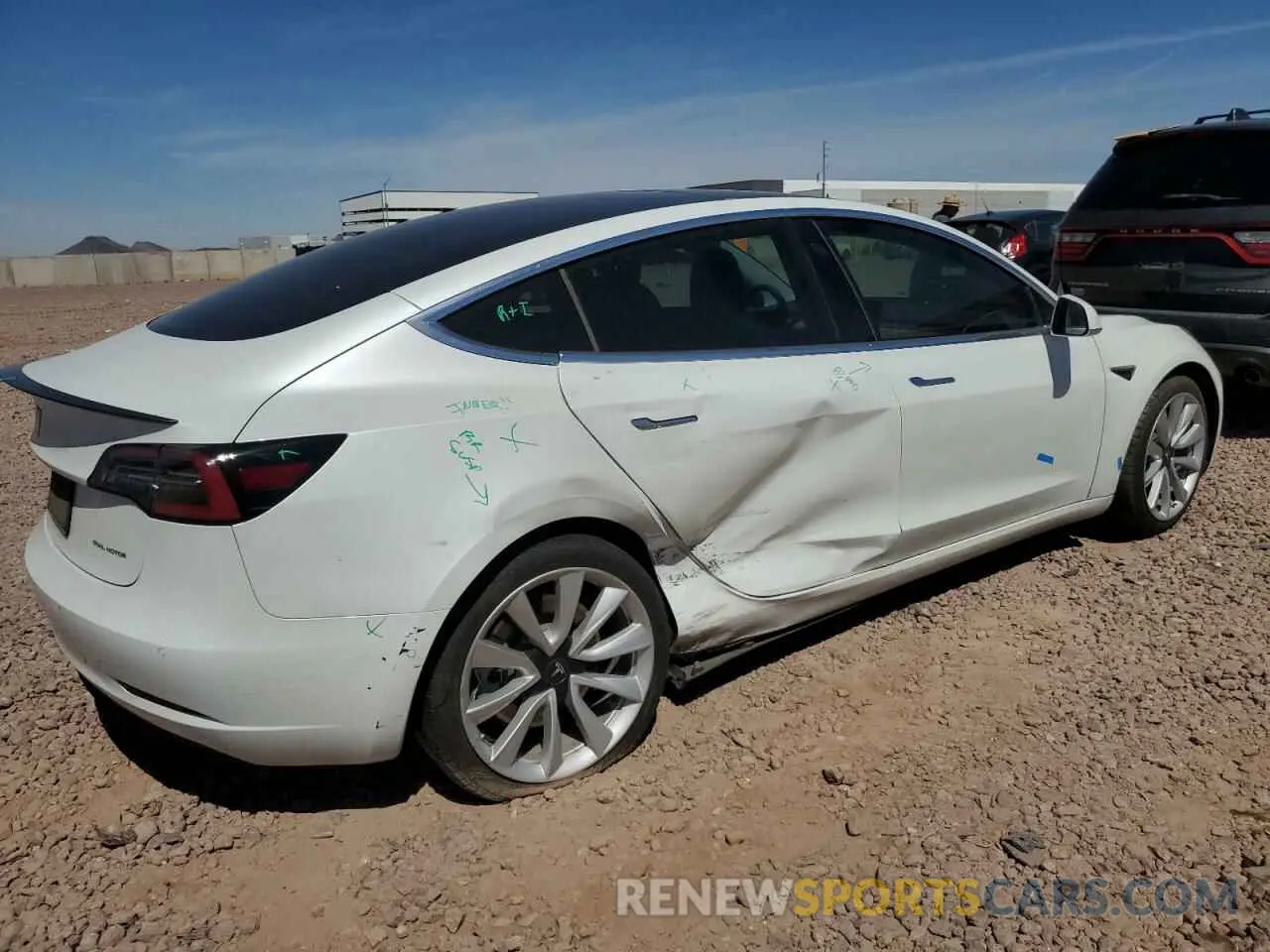 3 Фотография поврежденного автомобиля 5YJ3E1EB8LF712308 TESLA MODEL 3 2020